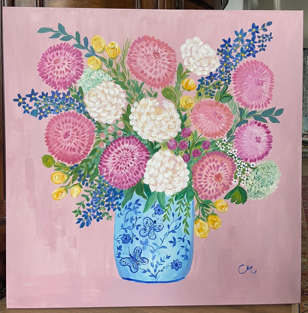 GARDEN PARTY Acrylic Painting by Ceci Mason at Diga Linda