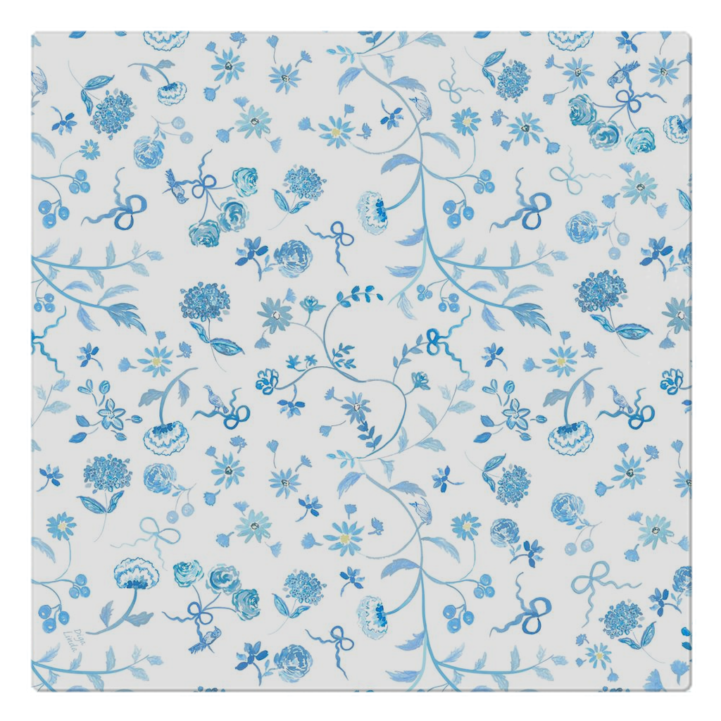 Grandmillennial Botanical Garden Cloth Napkins