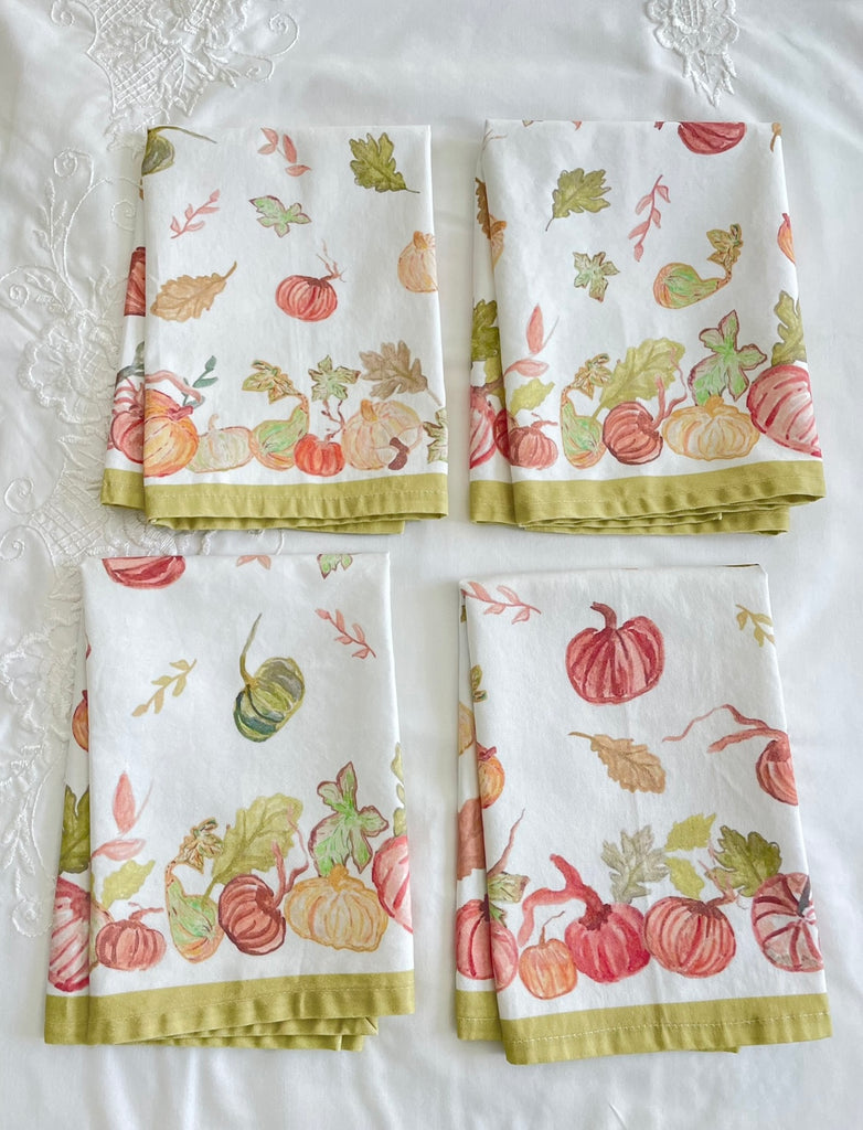 Give Thanks Cloth Tea Towel/Napkin (SAVE on 4) by Diga Linda