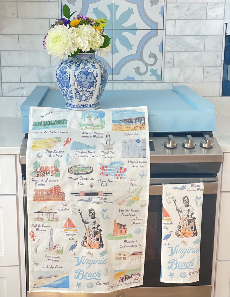 Virginia Beach Tea Towels