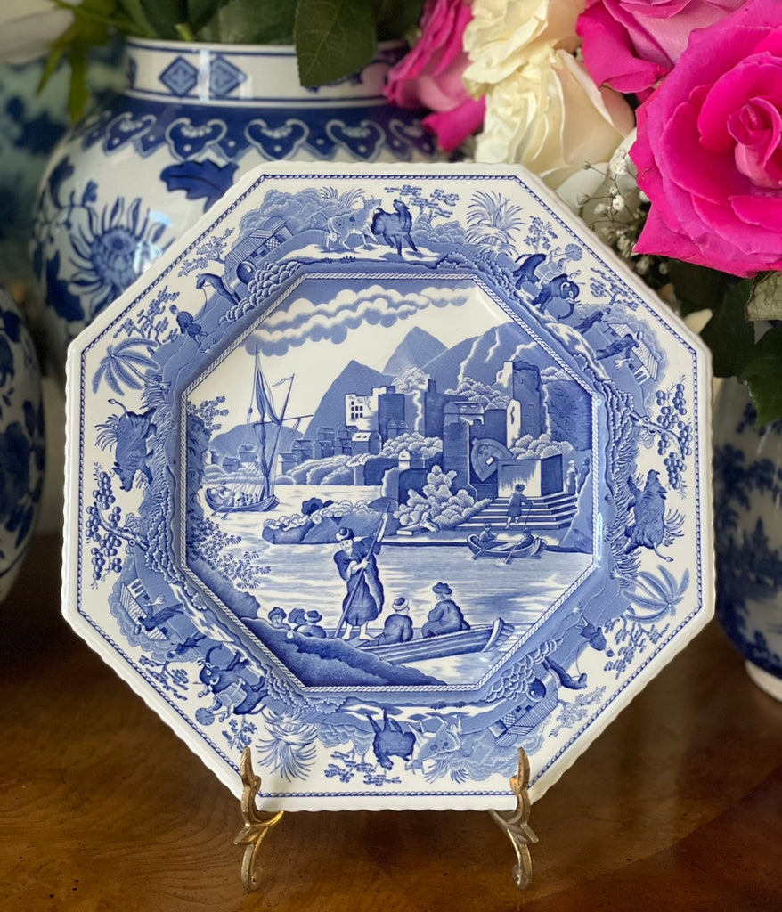 Spode Blue Room "Caramanian" Plate