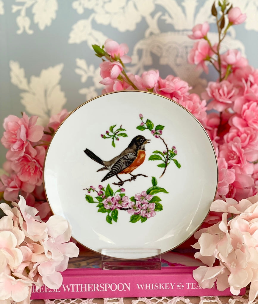 Bird plate Schumann Bavaria Arzberg Germany