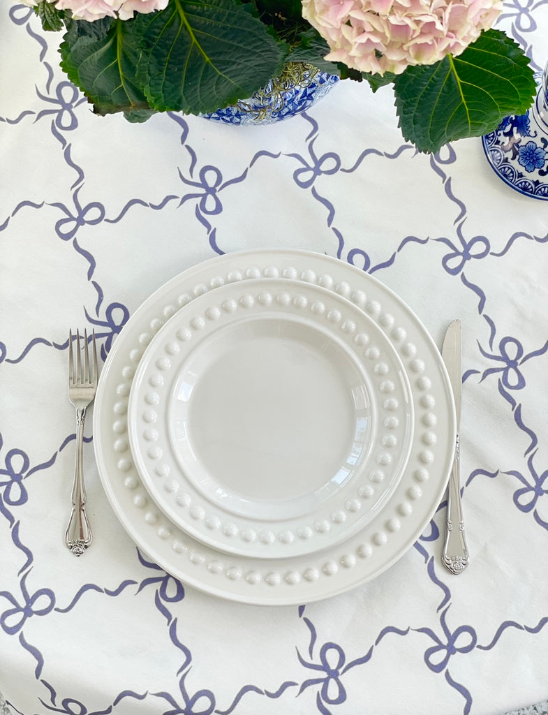 Indigo Bow Tablecloths by Diga Linda